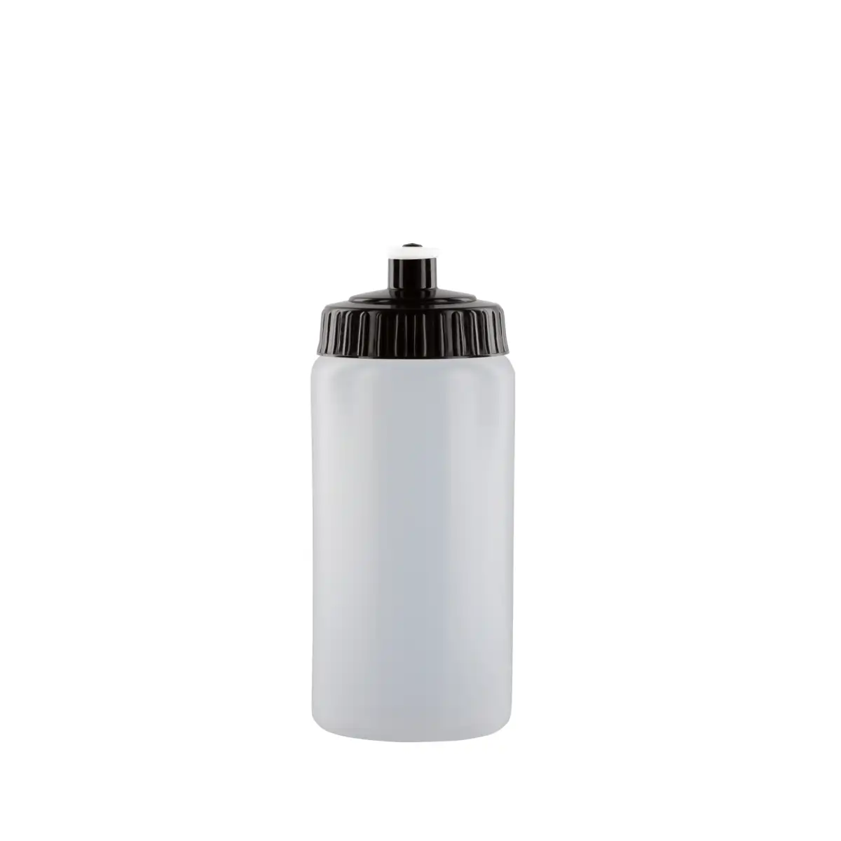 Sport-Trinkflasche Team Bio Flaschenfarbe: Transparent Volumen: 500 ml Verschlussfarbe: Schwarz-Weiss Druck: 3-farbig